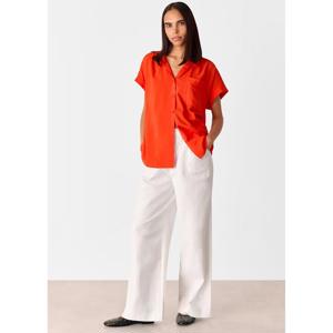 Whistles Red Nicola Button Through Shirt